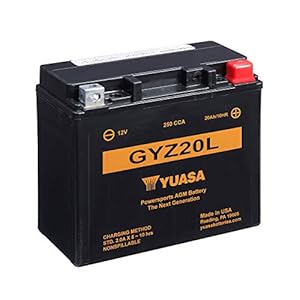 Yuasa GYZ20L Hoge performantie MF Moto batterij