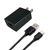 [UL Listed] BestPlayer AC Adapter 2A Rapid Charger with 5ft Micro-USB Cable Compatible for Fast Charging Hd Hdx 6" 7" 8.9" 9.7" Tablet and Phone Tab Power Supply Cord