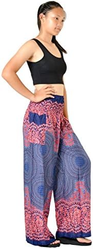 Women's Aztec Tribal Design Yoga Wide Leg Harem Pants US Size 0-22