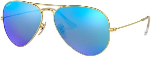 ray ban aviator polarizadas azul