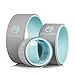 UpCircleSeven Yoga Wheel Set - Strongest & Most Comfortable Dharma Yoga Prop Wheel, 3 Pack for Back Pain and Stretching (12, 10, 6 inch)