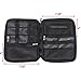 BUBM Travel Organizer for Electronics Accessories, Black