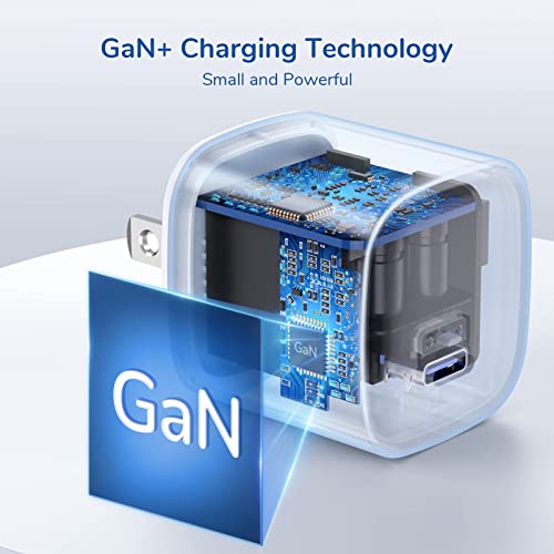 Syncwire USB C Charger 30W Fast Wall Charger GaN III Mini Power Adapter PD 3.0 PPS Charger for iPhone 13 Pro Max/iPhone 12 Pro Max, MacBook Air, iPad Pro,Galaxy S22/ S21 Ultra,Pixel 6 Pro/6 and More