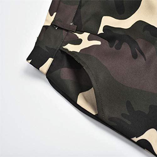 Molyveva Women Camouflage Casual Pants Joggers Trousers Hip Hop Rock Trousers - Thumbnail 3