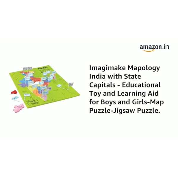imagimake mapology india with state capitals