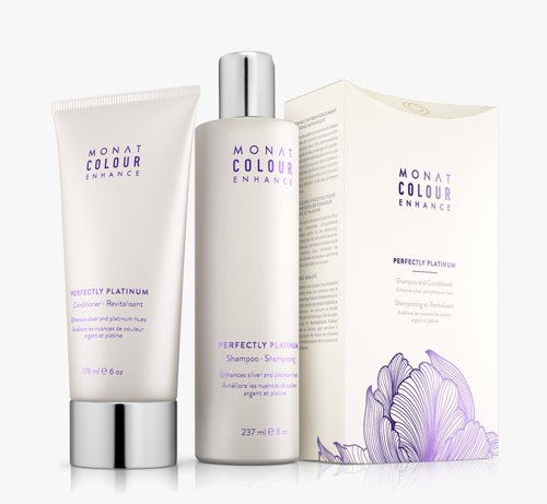 Monat Colour Enhance Perfectly Platinum Shampoo and Conditioner