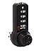 Combi-Cam Ultra, 7432S-Black & Keys, Combination Cam Lock with Master Key Override, 5/8