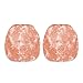 Natural Himalayan Crystal Rock Salt Candle Holder 2 Pack