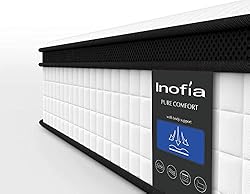 Twin Mattress, Inofia 10 Inch Memory Foam Hybrid