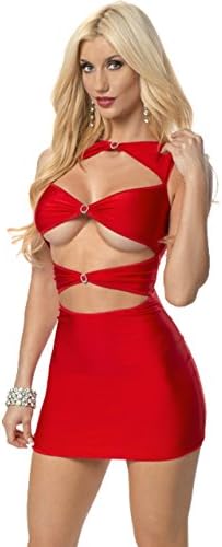 Sunset Intimates Bare It All Dress, Red