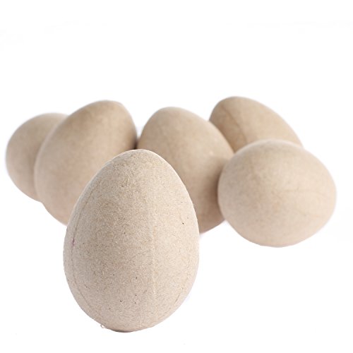 36 Ready to Paint Paper Mache Eggs for Easter, Spring and More-