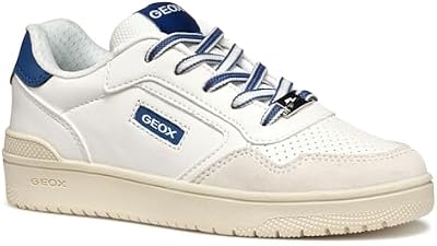 - J WASHIBA Boy D, Zapatillas Niños, White/Navy,