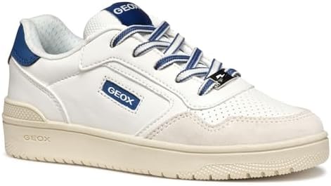 J WASHIBA Boy D - Scarpe da Ginnastica Bambino, White/Navy,