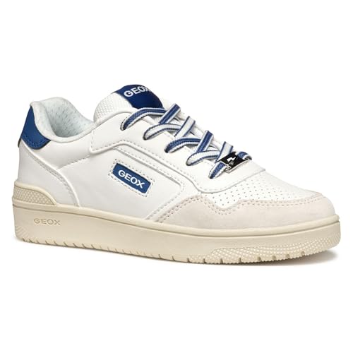 - J WASHIBA Boy D, Zapatillas Niños, White/Navy,