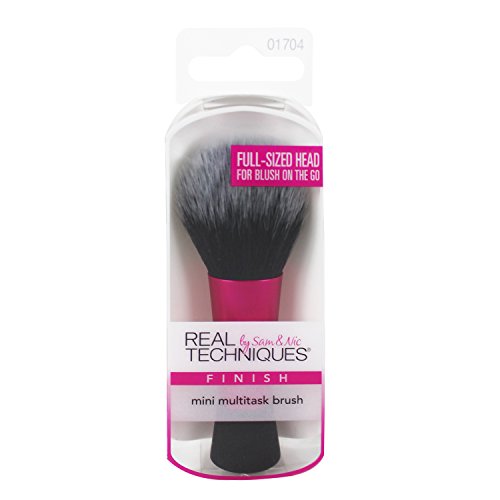 Real Techniques Mini Multitask Makeup Brush for Blush, Bronzer & Powder