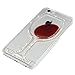 GIZEE Luxury Glitter Shiny 3D Diamond Crystal Red Wine Glass Hard Back Case Cover for iPhone 6 & iPhone 6S 4.7 Inch (Red)