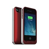 Mophie Juice Pack Air Battery Case for iPhone 4/4S - Red (Certified Refurbished)