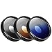 AUKEY 37mm iPhone Lens Filter Kit 3-Pack, Clip-on for Cell Phone Camera Lenses for Samsung, Android Smartphones, iPhone