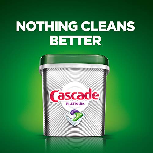 Cascade Platinum Dishwasher Pods, ActionPacs + Oxi, Dishwasher