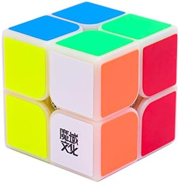 HJXDtech- Moyu Tangpo New Professional 2x2x2 Magic Cube Speed ABS smooth Sticker Cube (Oraginal Color)