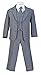 Avery Hill Boys Formal 5 Piece Suit with Shirt and Vest SLATEGY X-Large