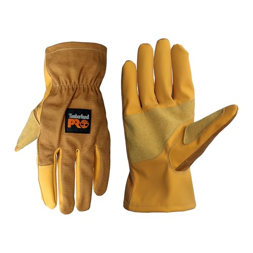Timberland PRO Unisex Ranch Work Gloves - Cotton Canvas Back Hand - Synthetic L…
