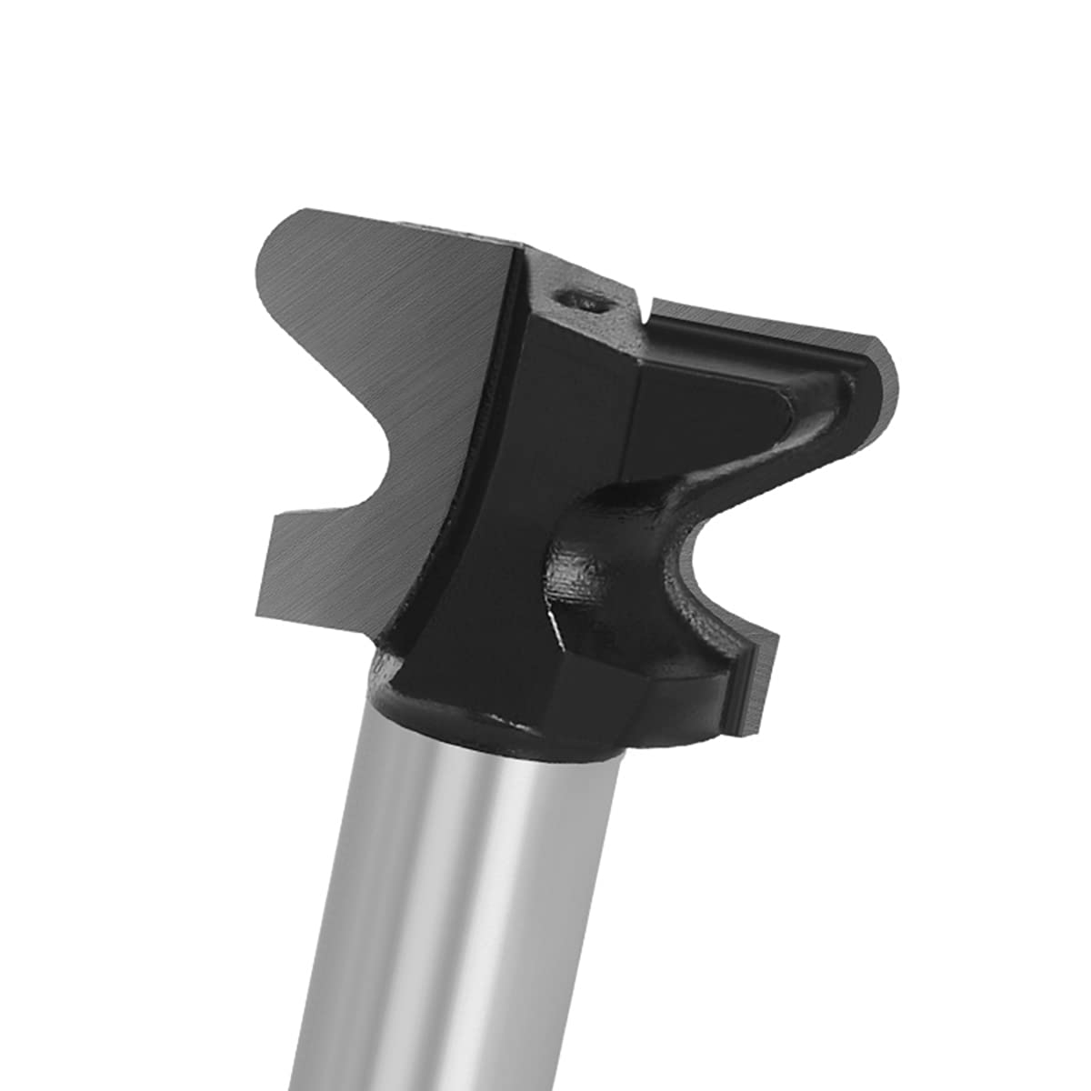 End Milling Cutter Bit, 1/2" Shank Finger Pull Drawer Pull Stool Molding Cutter 1-1/4" Cutting Dia, Pack of 1