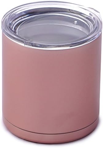 Rose Gold Coffee Mug - 10oz Travel Tumbler Stainless Steel Double Wall Insulated