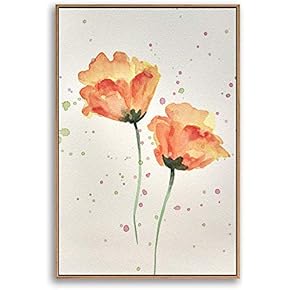 Framed Home Artwork Watercolor Painting for Living Room Bedroom