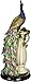 Design Toscano Peacock's Sanctuary Home Decor Statue 17 Inch Full Color