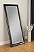 Sandberg Furniture Black Full Length Leaner Mirror