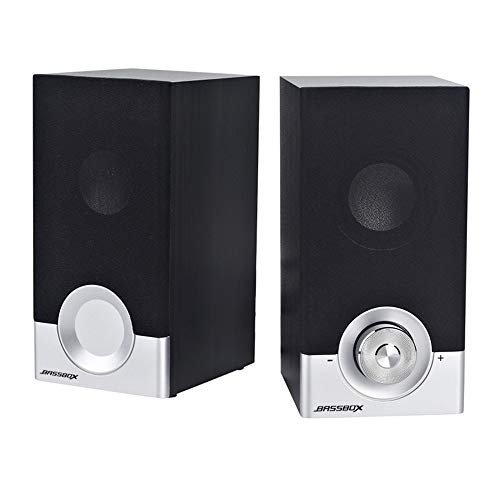 Computer Speakers, 6W Wood USB Speaker, Multimedia Speakers for Laptop, Desktop, Tablets, Phones
