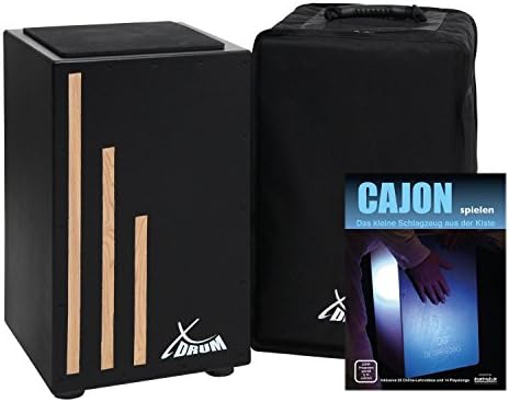 XDrum Primero Cajon Negra SET incl. book + download link for playalongs and gig bag