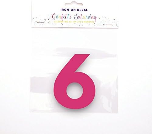 Iron on Transfer 6 by Confetti Saturday, Matte Pink Decal