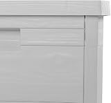 vidaXL Outdoor Cushion Box Grey Polypropylene 160 L 77.5x44.5x53 cm view 5