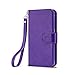 Galaxy S7 Case, IZENGATE [Slim Series] Wallet Case Premium Synthetic Leather Flip Cover Folio with Stand for Samsung Galaxy S7 (Purple)