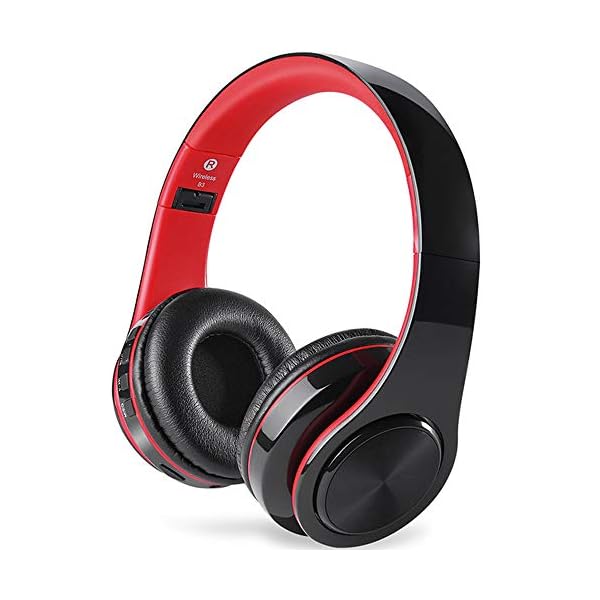 IULONEE-Wireless-Bluetooth-Headphones-Over-Ear-Hi-Fi-Deep-Bass-Headset-Lightweight-Soft-protein-Earmuffs-Foldable-Headset-8-Hrs-Playtime-with-Headphones-Mic-Wired-and-Wireless-Mode-Black-Red IULONEE Wireless Bluetooth Headphones Over Ear Hi-Fi Deep Bass Headset Lightweight Soft protein Earmuffs- Foldable…