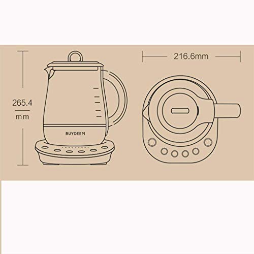 WSJTT Salute Pot Full-Automatic Multifunzionale Ufficio Muto Salute Pot Small White Pot - immagine 3