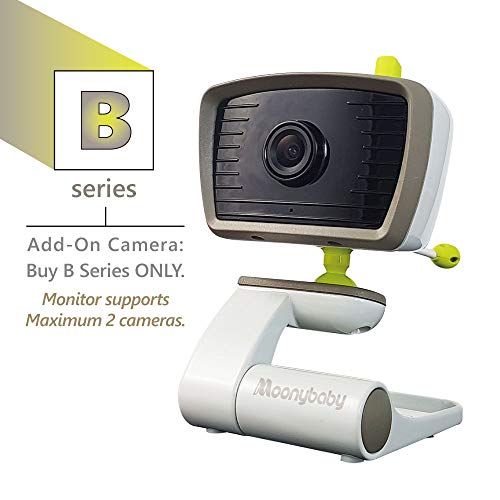 MoonyBaby B Series Add on Camera Unit for Wide Angle Video Baby Monitor, This Model Supports Maximum 2 Cameras - Thumbnail 2