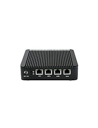 Firewall Micro Appliance con 4 x Intel Puertos LAN Gigabit para pfsense con 4 GB de RAM 16 GB mSATA