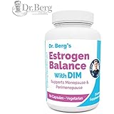 Dr. Berg’s Estrogen Balance with DIM (Diindolylmethane) / Promotes Healthy Estrogen Metabolism, Vegetarian Capsules – Aromatase Inhibitor to Support Healthy Estrogen Levels