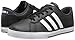 adidas NEO Men's SE Daily Vulc Lifestyle Skateboarding Shoe,Black/White/Dark Grey,9 M US