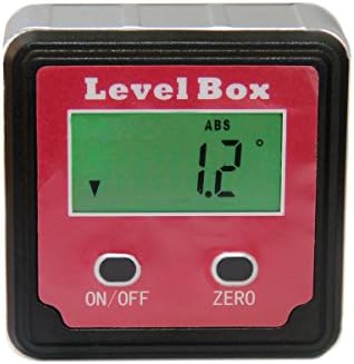 Digital Angle Gauge Level Box - with Backlight and Magnetic Base