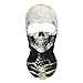 WTACTFUL 3D Skeleton Mask Scary Skull Balaclava Ghost Skull Cosply Costume Halloween Party Full Face Mask for Skiing Snowboard Cycling Motorcycle