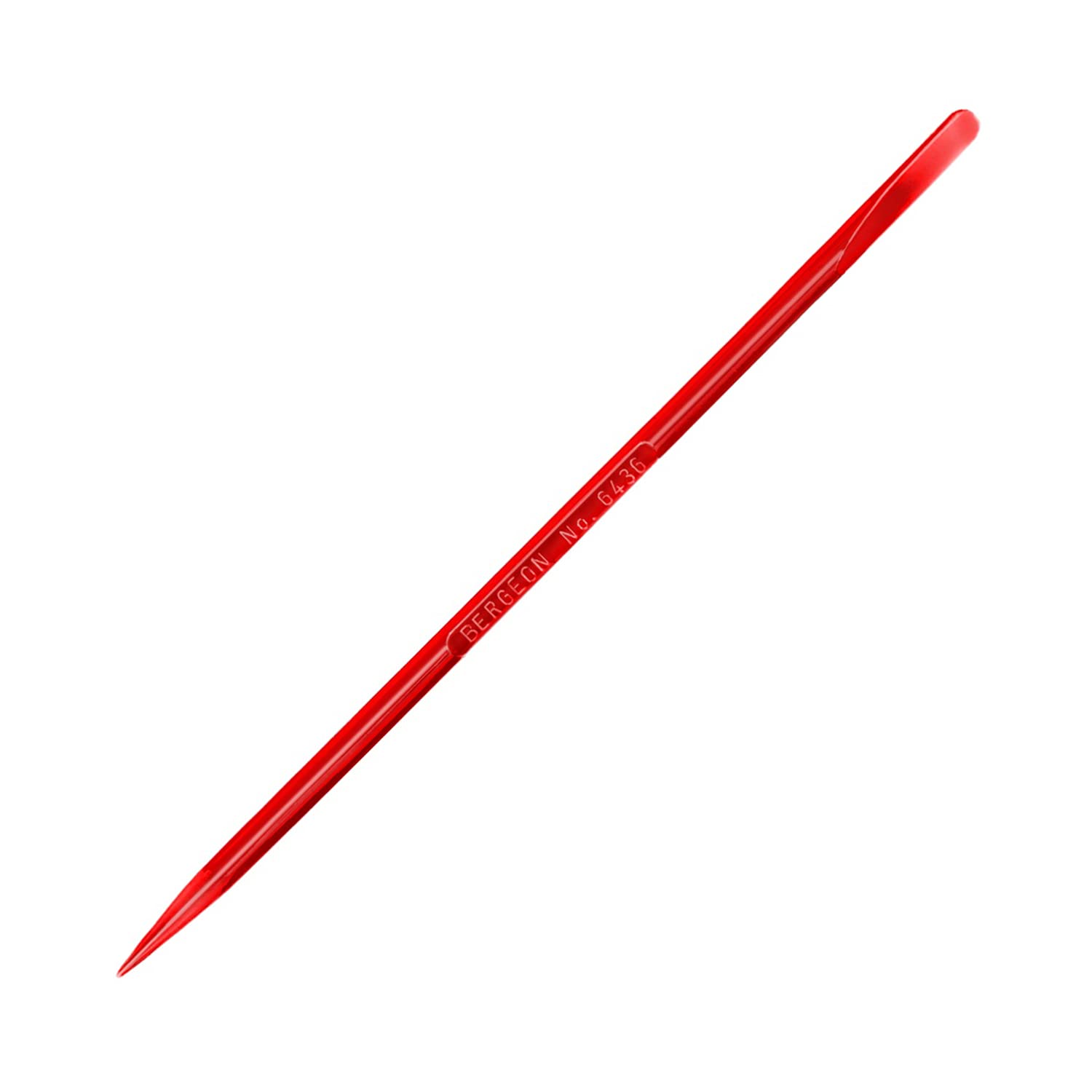 Bergeon 6436 Polystyrene Cleaning Sticks, One Pointed End, One Flat End, Watchmaker Tool, Red, 135 mm, Red, 135 mm, Red, 135 mm