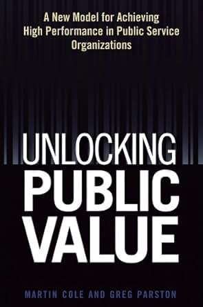 Amazon Com Unlocking Public Value A New Model For