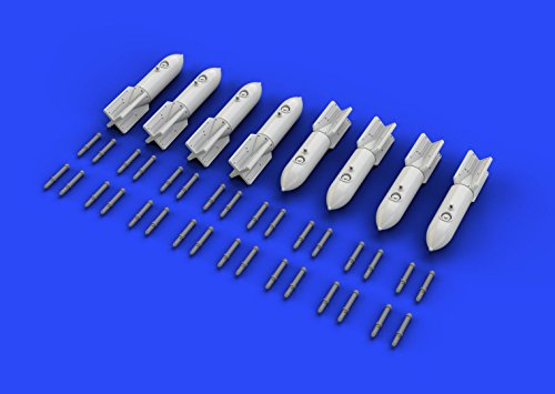 EDU672115 1:72 Eduard Brassin SC 50 German WW2 Bomb Set (8 pcs) [MODEL KIT ACCESSORY]