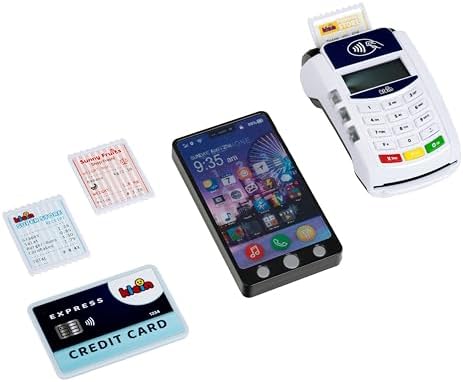7274 Terminal de paiement et téléphone Portable pour Enfants, avec lumière, Son et Fonction de paiement sans Contact, Jouet pour Enfants à partir de 3 Ans