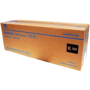 Image of Genuine Konica Minolta IUP14K Black Imaging Unit for Bizhub C25 C35 C35P A0WG03G