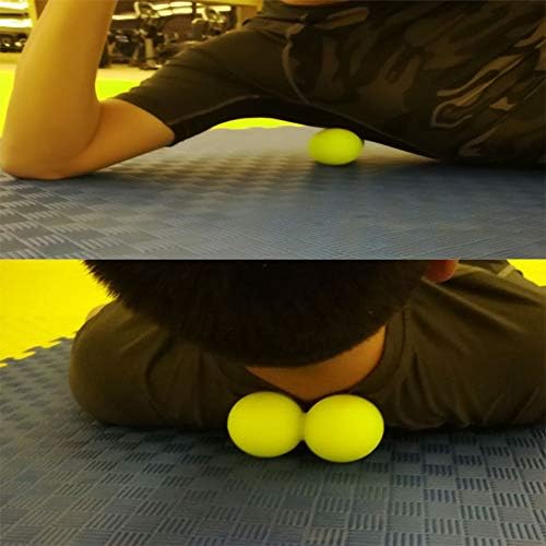 Kinaba Peanut Massage Ball-Double Lacrosse Massage Ball-Massage Deep Muscle Meridian Fascia Ball & Relaxing Shoulder and Cervical Vertebrae